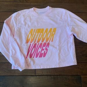 OV cropped sweatshirt/shirt